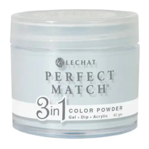 LeChat Perfect Match Dip Powder - Anew Blue 0.5 oz -# PMDP109N - Premier Nail Supply 