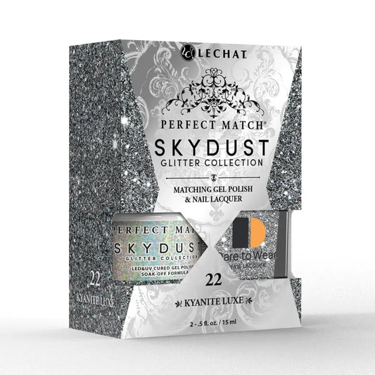 LeChat Perfect Match Sky Dust Gel Polish - Kyanite Luxe 0.5 oz -# SDMS22 - Premier Nail Supply 