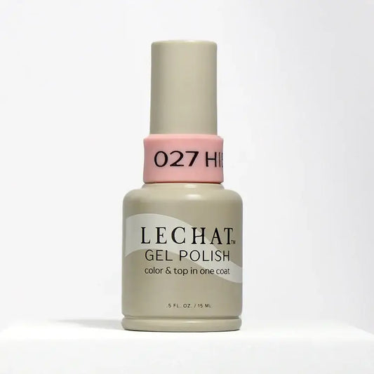 LeChat Gel Polish Color & Top One Coat Hibiscus 0.5 oz  - #LG027 - Premier Nail Supply 