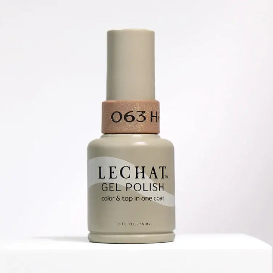 LeChat Gel Polish Color & Top One Coat Holli 0.5 oz  - #LG063 - Premier Nail Supply 