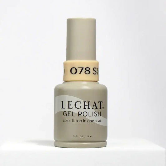 LeChat Gel Polish Color & Top One Coat Shortbread 0.5 oz - #LG078 - Premier Nail Supply 
