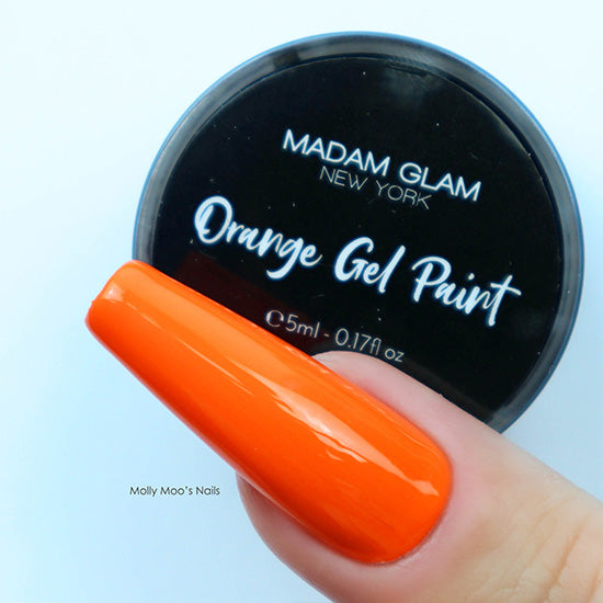 Orange Gel Paint