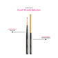 Professional Flat Plaid Nail Brush