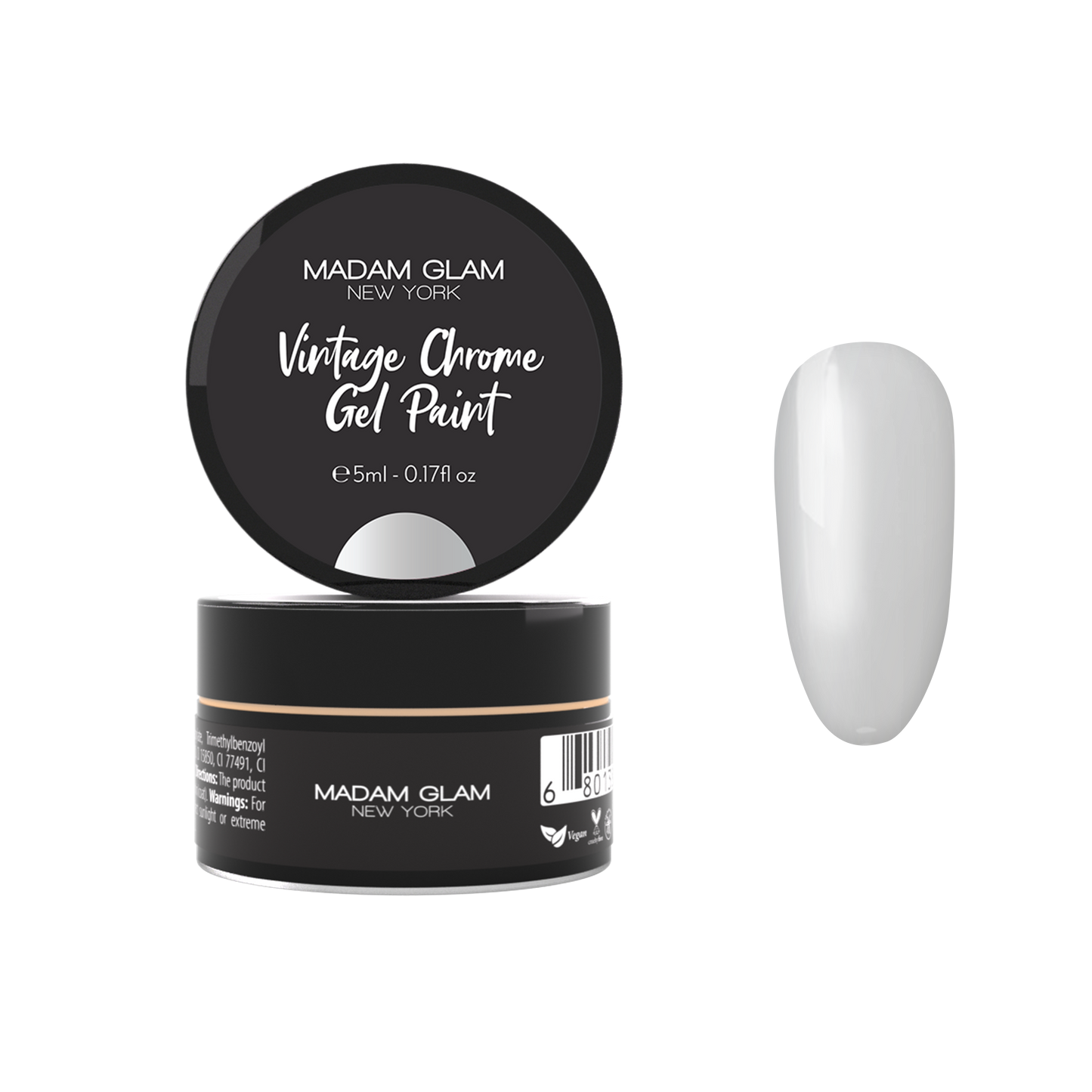 Vintage Chrome Gel Paint