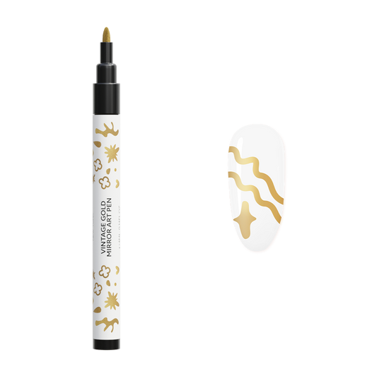 Vintage Gold Mirror Art Pen