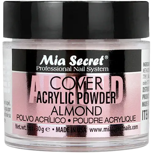 Mia Secret - Acrylic Powder Cover Almond 1 oz - #PL420-AL - Premier Nail Supply 