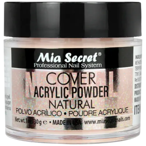 Mia Secret - Acrylic Powder Cover Natural 1 oz - #PL420-NT - Premier Nail Supply 
