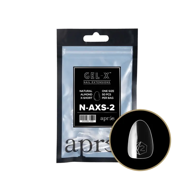 Apres- Gel-X® Natural Almond Extra Short Refill Bag