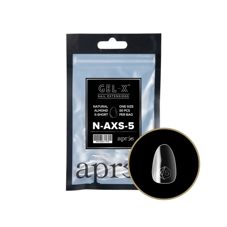 Apres- Gel-X® Natural Almond Extra Short Refill Bag