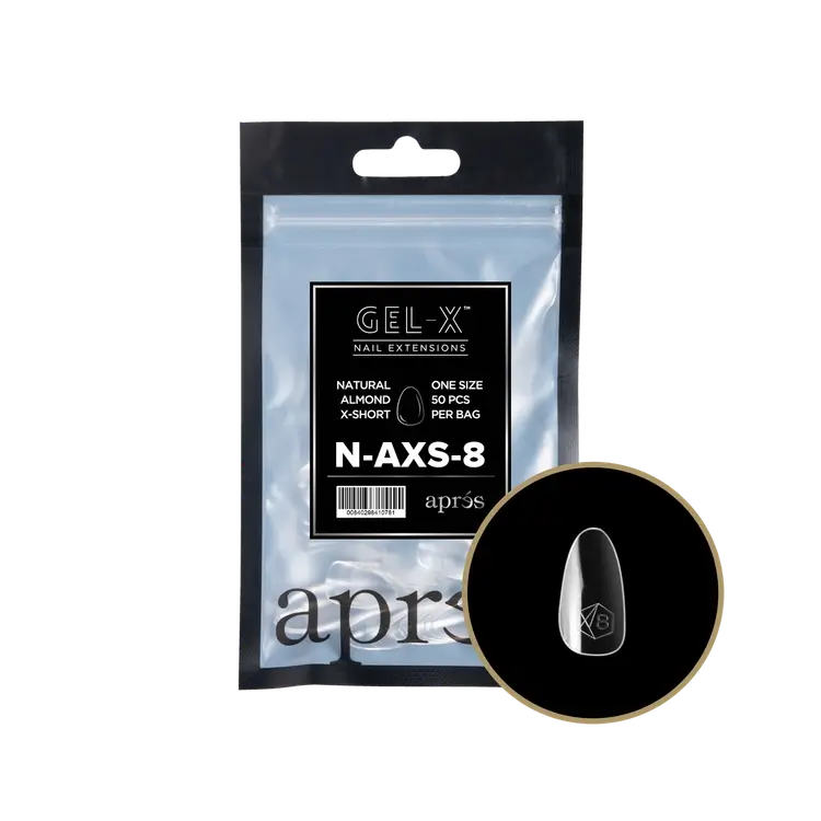 Apres- Gel-X® Natural Almond Extra Short Refill Bag