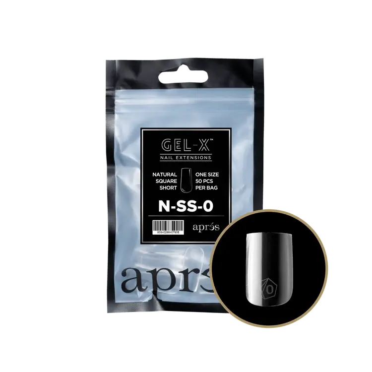 Apres-Gel-X® Natural Square Short Refill Bag