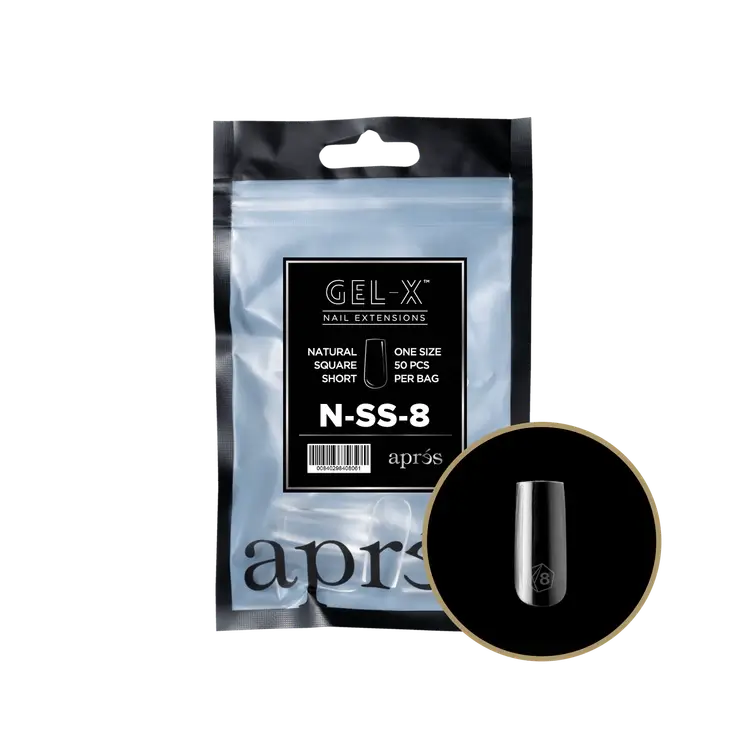Apres-Gel-X® Natural Square Short Refill Bag