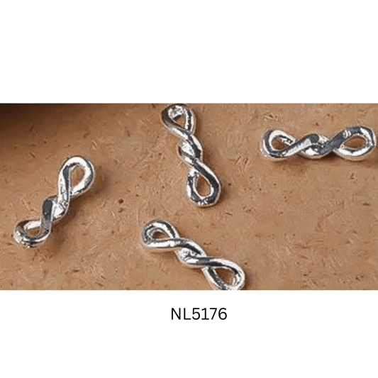 Nail Charm Twist Metal 8 2pcs/bag - Premier Nail Supply