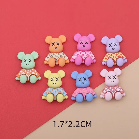 Nail Charm 3D Bear Brick 2 pcs/bag - Premier Nail Supply 