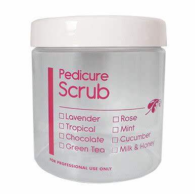 Empty Jar Pedicure Scrub 16 oz fsc493 - Premier Nail Supply 