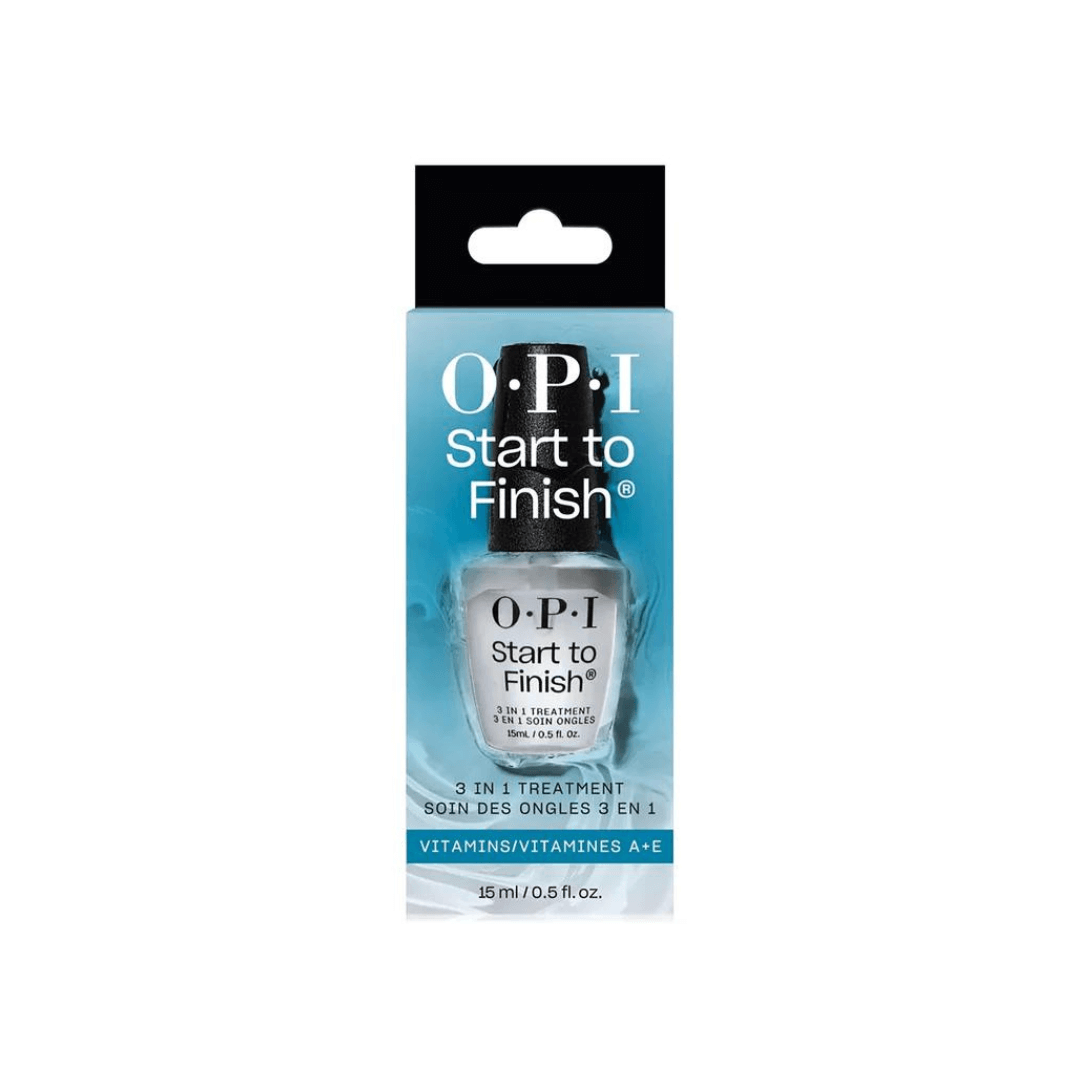 OPI Nail Lacquer - Start-To-Finish Base Coat, Topcoat & Strengthener 0.5 oz - Premier Nail Supply 