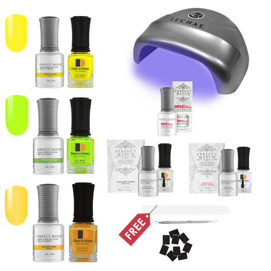 Manicure & Pedicure Gelcolor Neon Kit - Premier Nail Supply 