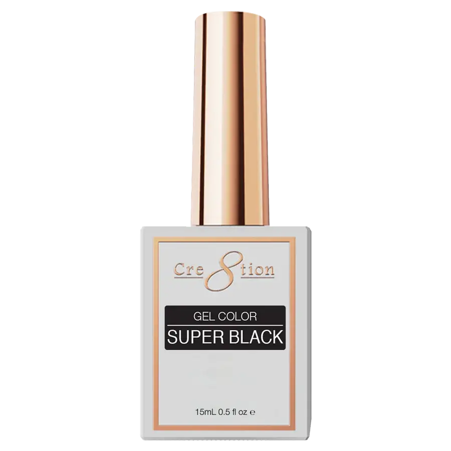 Cre8tion Soak Off Gel - Super Black