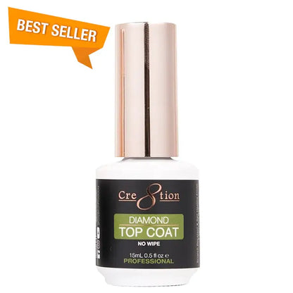Cre8tion Diamond Soak Off Gel No wipe top coat
