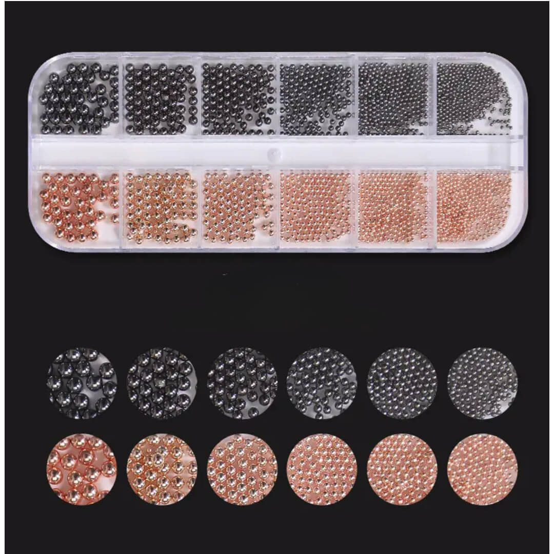 Nail Art Caviar Beads for Art Nail Design - Premier Nail Supply 