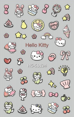 Nail Sticker Hello Kitty #HG5D124