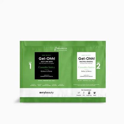 Avrybeauty-Gel Ohh!Jelly Spa Pedi Bath Cannabis Sativa 1pack or Box