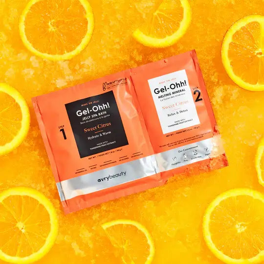 Avrybeauty-Gel Ohh! Jelly Spa Pedi Bath Sweet Citrus 30SET/Box