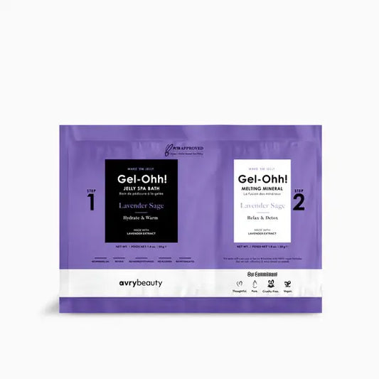 Avrybeauty-Gel Ohh! Jelly Spa Pedi Bath Lavender 1pck