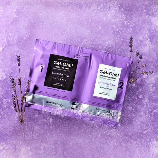 Avrybeauty-Gel Ohh! Jelly Spa Pedi Bath Lavender 1pck