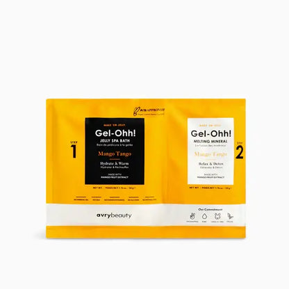 Avrybeauty-Ohh Gel Jelly Spa Pedi Bath Tea Mango Tango 1pack or Box