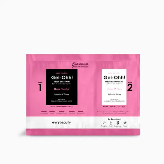 Avrybeauty-Gel Ohh! Jelly Spa Pedi Bath Rose 1pack