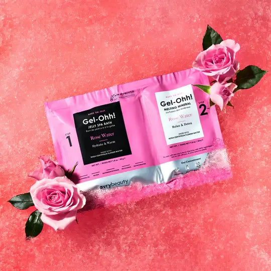 Avrybeauty-Gel Ohh! Jelly Spa Pedi Bath Rose 1pack
