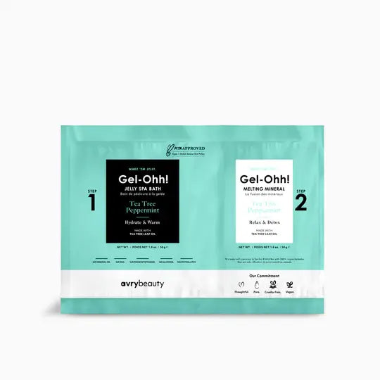 Avrybeauty-Gel Ohh! Jelly Spa Pedi Bath Tea Mint 30SET/Box