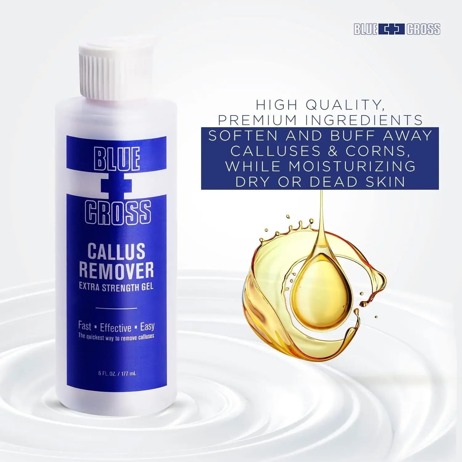 Blue Cross Callus Remover Callous 6 oz - Premier Nail Supply 