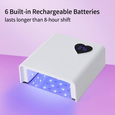 Nail UV.LED Professional Lamp Rechargeable Cordless #A20