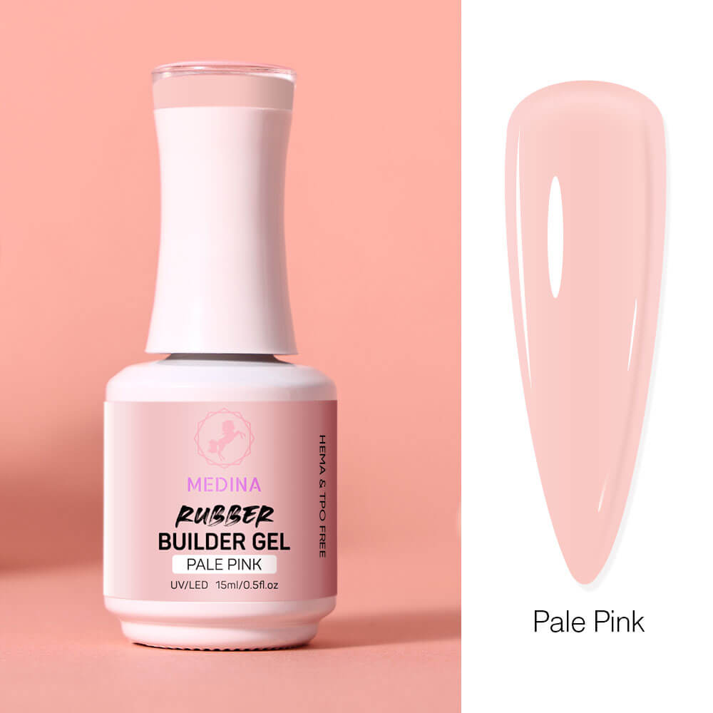 Medina- Rubber Builder Gel Pale Pink 15ml