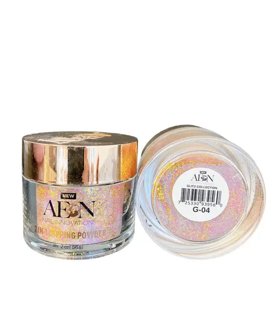 Aeon Two in one Powder - The Young and the Lustrous 2 oz - #G-04 - Premier Nail Supply 