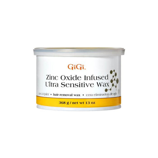 GIGI ZINC OXIDE INFUSED ULTRA SENSITIVE WAX 13OZ