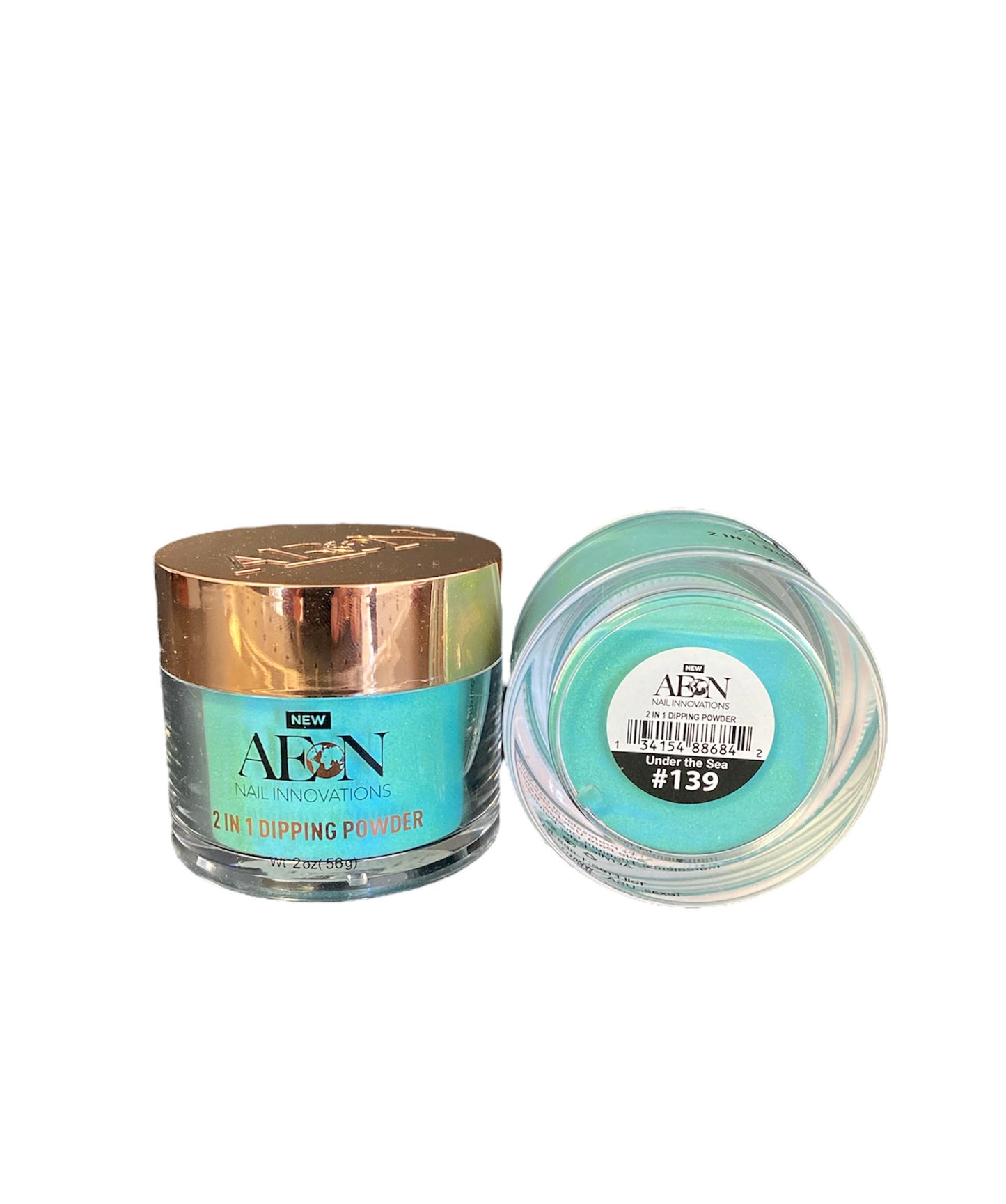 Aeon Acrylic Powder - Under The Sea 2 oz - #139 - Premier Nail Supply 