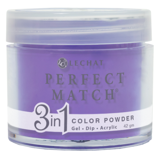LeChat Perfect Match Dip Powder - Pure Purple 0.5 oz - #PMDP016N - Premier Nail Supply 