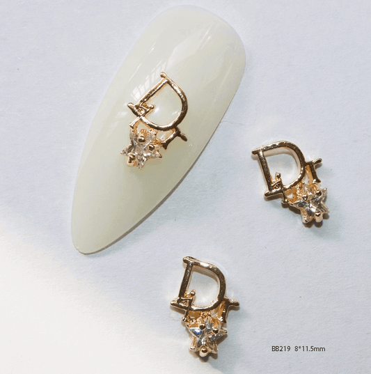 Nail Charm BB219 - 2pcs/Bag