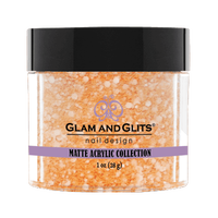 Glam & Glits Matte Acrylic Powder Tropical Citrus 1oz - MAT616 - Premier Nail Supply 