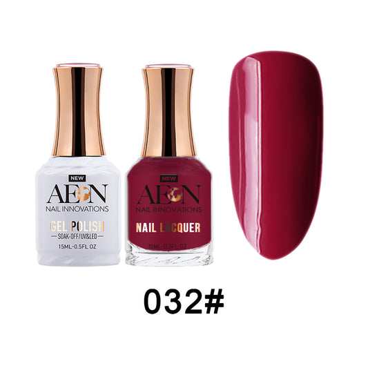 Aeon Gel & Lacquer - Red My Mind  - #32 - Premier Nail Supply 