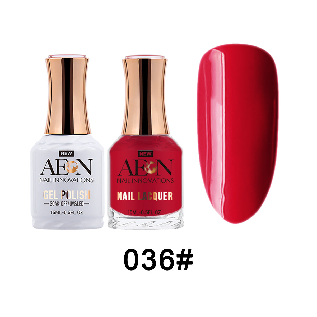 Aeon Gel & Lacquer - Red Dress  - #36 - Premier Nail Supply 