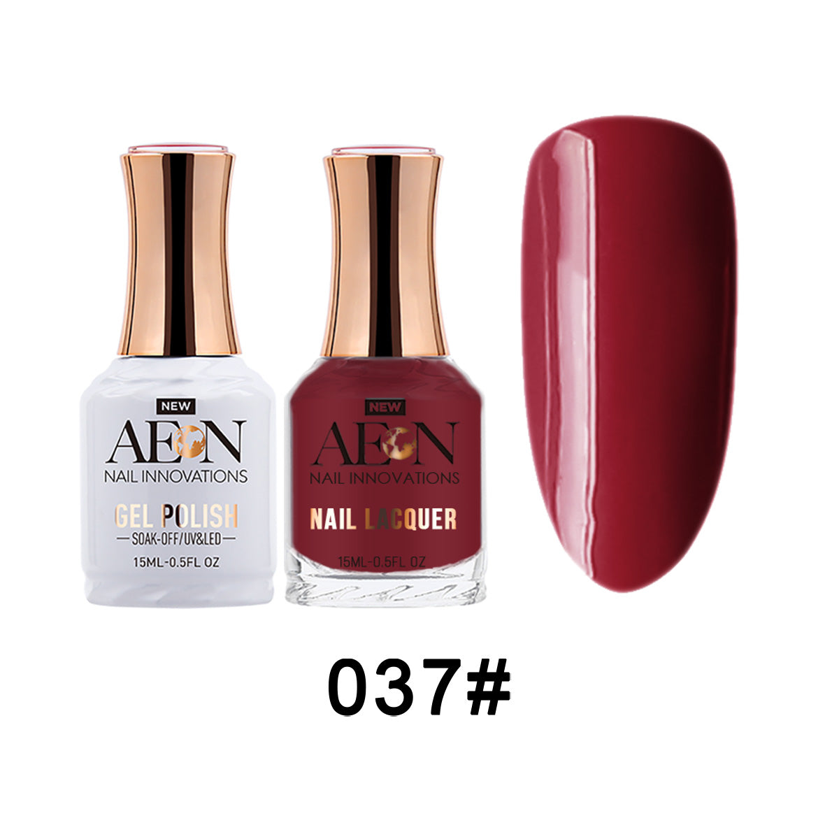 Aeon Gel & Lacquer - Crimson  - #37 - Premier Nail Supply 