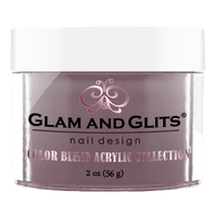 Glam & Glits Acrylic Powder Color Blend The Mauve Life 2 oz - Bl3036 - Premier Nail Supply 