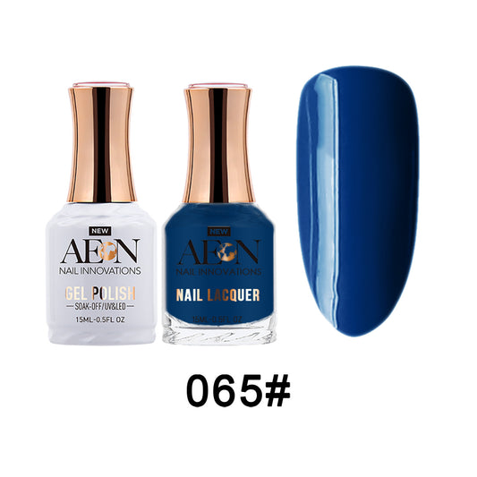 Aeon Gel & Lacquer - Midnight Blue  - #65 - Premier Nail Supply 