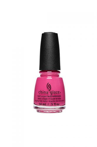 China Glaze Nail Lacquer  - Kiss My Sherbet Lips Fuchsia Crème) 0.5 oz  - # 66222 - Premier Nail Supply 