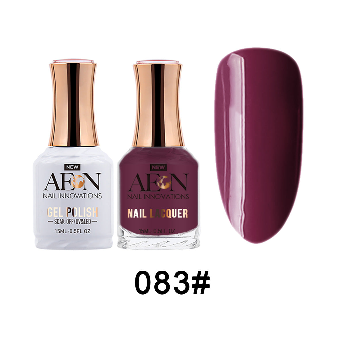 Aeon Gel & Lacquer - Black Cherry  - #83 - Premier Nail Supply 