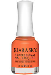 Kiara Sky Nail lacquer - Twizzly Tangerine 0.5 oz - #N542 - Premier Nail Supply 